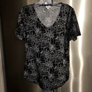 Spider Web Print Women's OVER-SIZED Top - Barely Worn!